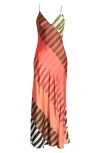 HUTCH HUTCH EMALINE SATIN MAXI SLIPDRESS