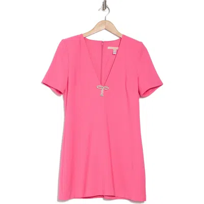 Hutch Embellished Bow Front Shift Dress