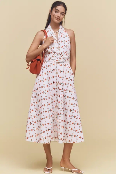 Hutch Flamenco Off-the-shoulder Striped Dress