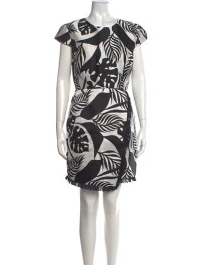 Pre-owned Hutch Floral Print Mini Dress In Multi