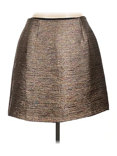 Pre-owned Hutch Formal Skirt In Gold