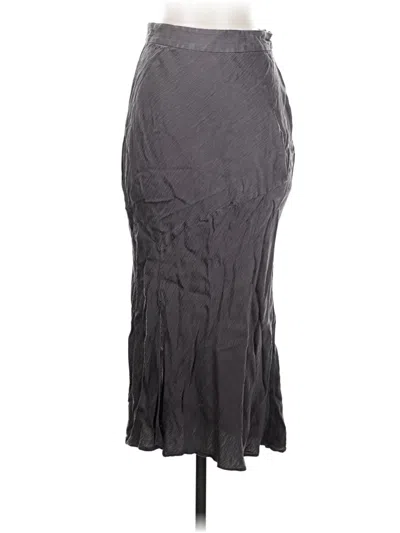 Pre-owned Hutch Formal Skirt In Gray