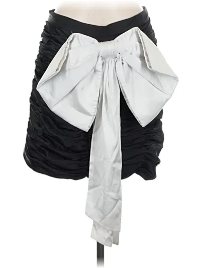 Pre-owned Hutch Formal Skirt In Gray