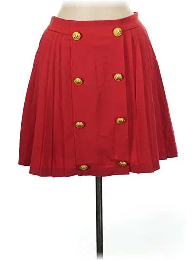 Pre-owned Hutch Formal Skirt In Red
