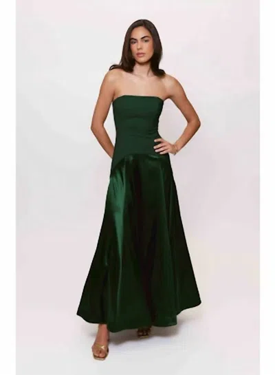 Hutch Francene Maxi Dress In Emerald In Green