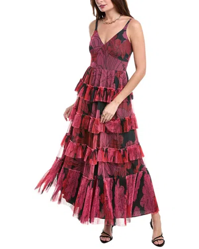 Hutch Freya Gown In Red