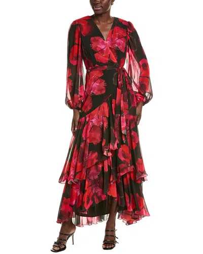 Hutch Helene Wrap Dress In Animal Print