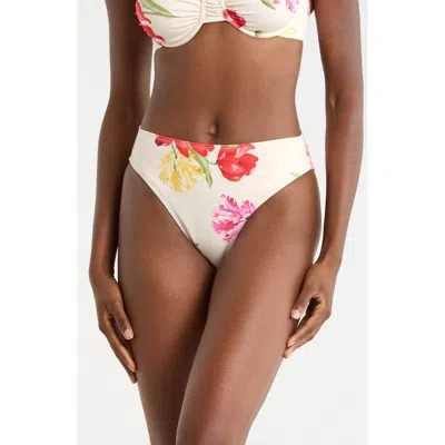 Hutch High Waist Bikini Bottoms In White