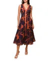 HUTCH INDY FLORAL MIDI DRESS