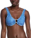 Hutch Iona Bikini Top In Blue