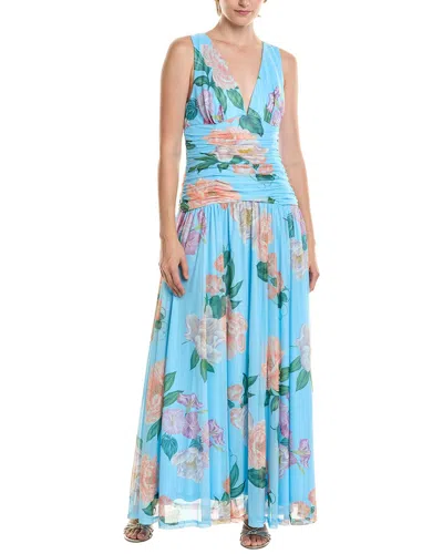 Hutch Jadey Maxi Dress In Blue