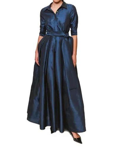 Hutch Jordana Maxi Dress In Navy In Blue