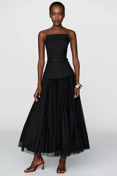 Hutch Joyanna Belted Midi Dress In Black