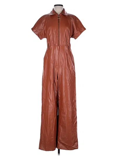 Pre-owned Hutch Jumpsuit In Brown