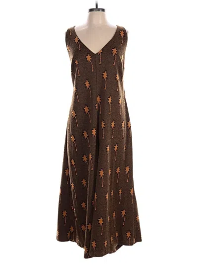 Pre-owned Hutch Jumpsuit In Brown