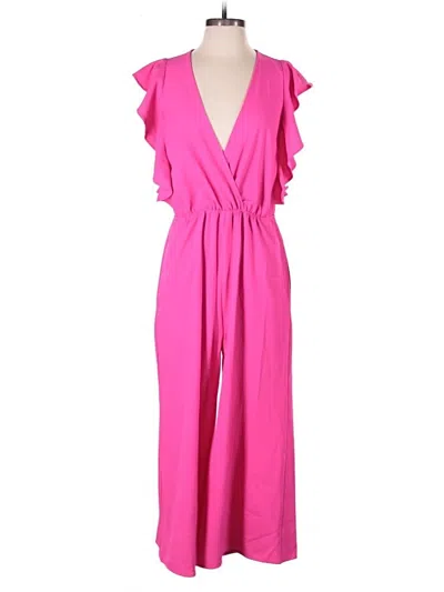 Pre-owned Hutch Jumpsuit In Pink