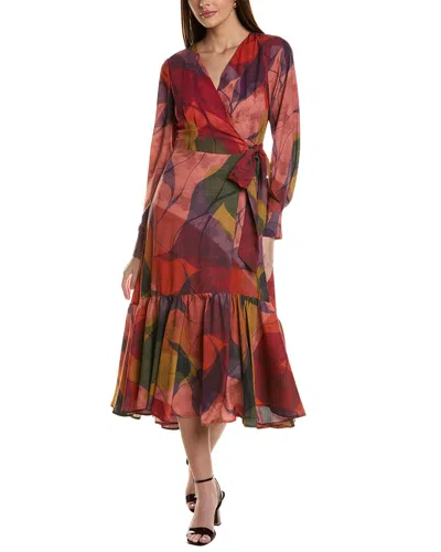 Hutch Kala Wrap Dress In Red