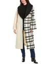 Hutch Kallie Wool-blend Coat In White