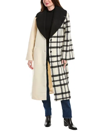 Hutch Kallie Wool-blend Coat In White