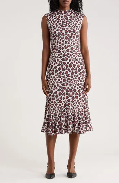 Hutch Kari Midi Dress In White