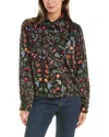 HUTCH KODIE TOP IN BLACK GARDEN PICKED FLORAL