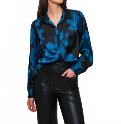Hutch Kodie Top In Black Spacious Rose