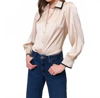 HUTCH KODIE TOP IN CHAMPAGNE/BLACK