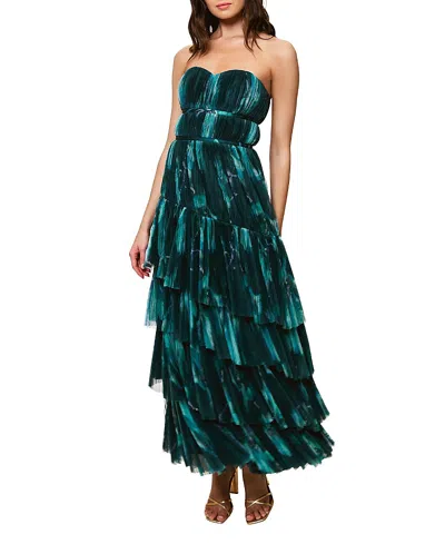 HUTCH LANZA STRAPLESS TULLE GOWN