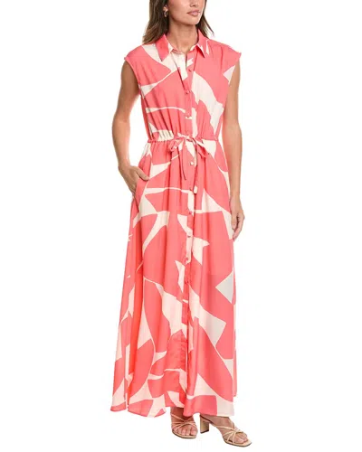 Hutch Layton Maxi Shirtdress In Multi