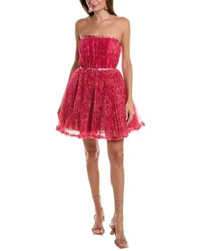 HUTCH HUTCH LENZY PLEATED TULLE MINI DRESS