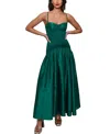 Hutch Lietta Drop Waist Dress In Emerald