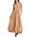 Hutch Lietta Midi Dress In Brown