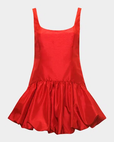 HUTCH LOWRY DROP-WAIST BUBBLE MINI DRESS