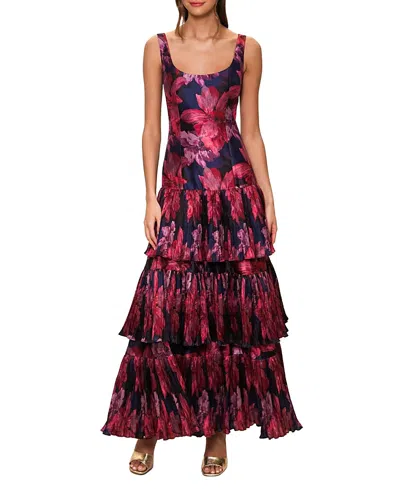 Hutch Luna Drop Waist Tiered Dress In Multi