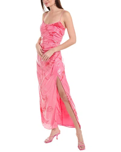 Hutch Luxe Maxi Dress In Pink