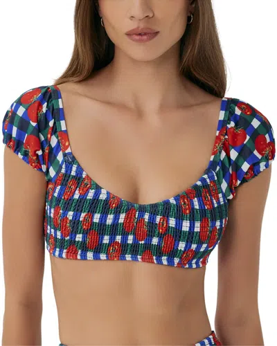 Hutch Marin Swim Top In Multi