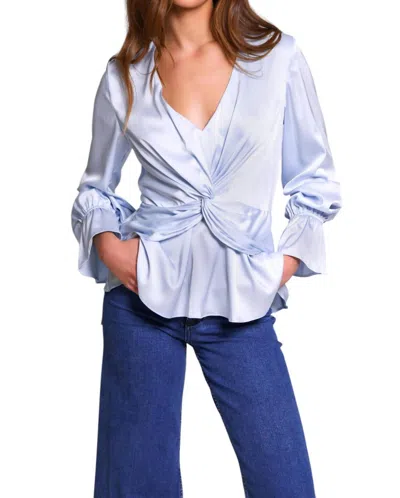 Hutch Matilda Top In Icy In Blue