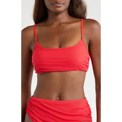 Hutch Mazina Bikini Top In Red