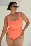 Hutch Mendes One-piece Swimsuit In Orange