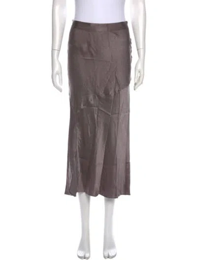 Pre-owned Hutch Midi Length Skirt In Gray