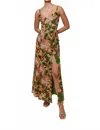 Hutch Mikayla Maxi Dress In Sage Tropical Jungle In Multi
