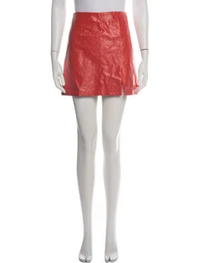 Pre-owned Hutch Mini Skirt In Green