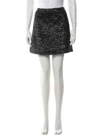 Pre-owned Hutch Mini Skirt In Multi