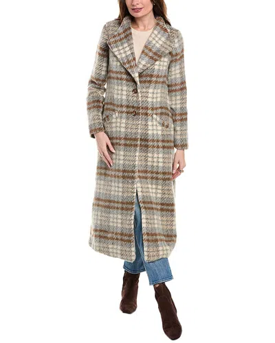 Hutch Mooney Wool-blend Coat In Brown