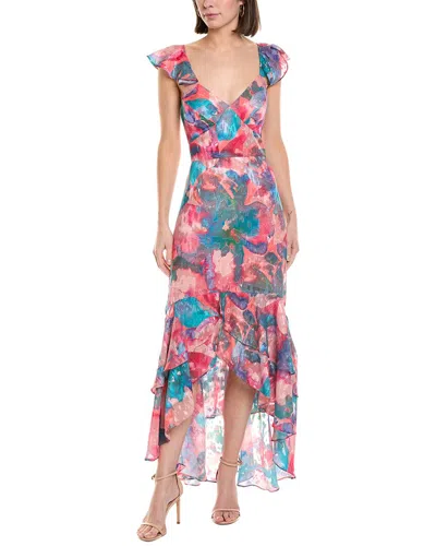 Hutch Narah Midi Dress In Green