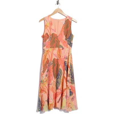 Hutch Olive Midi Dress In Pink