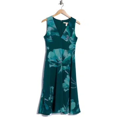 Hutch Olive Midi Dress In Green