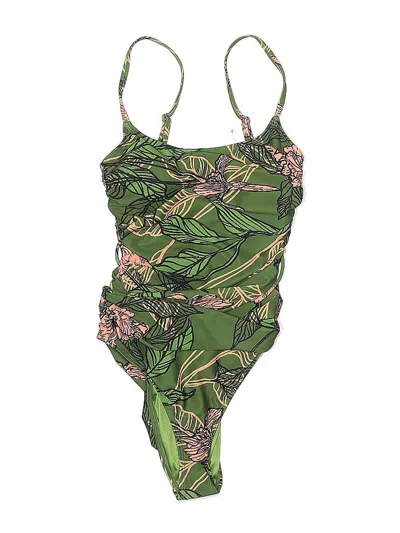 Hutch One Piece Swimsuit In Green