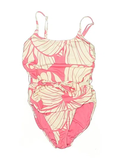 Pre-owned Hutch One Piece Swimsuit In Pink