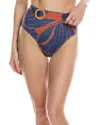 Hutch Pacie Bikini Bottom In Blue